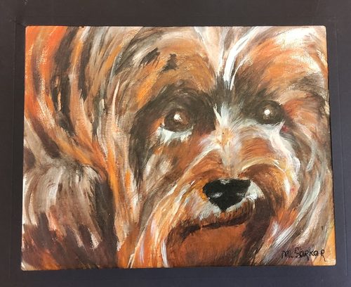 Marian, Benji, acrylic.